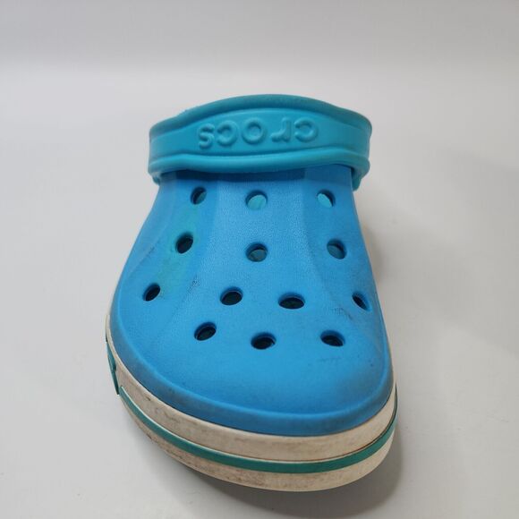 Crocs Men's Women's Bayaband Clog Slip On Size M4 W6 Digital Aqua White - Picture 6 of 15